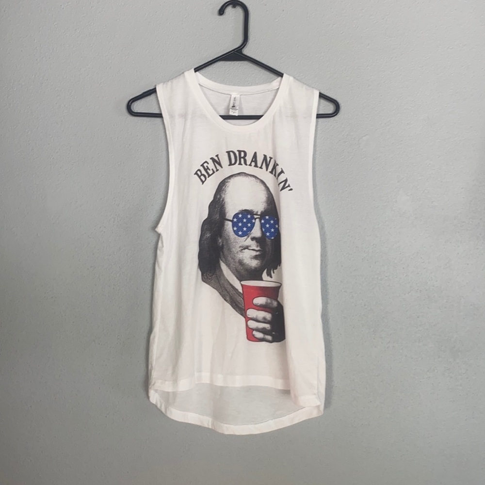 Ben Drankin’ Fourth of July Tank Top